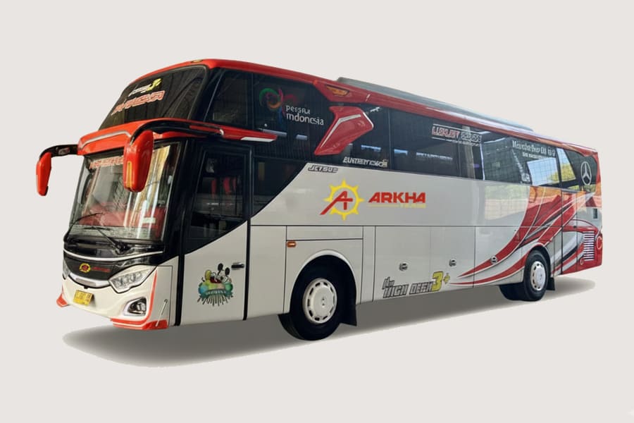 Sewa Big Bus Jetbus Voyager 50 Seats - Arkha Trans Wisata