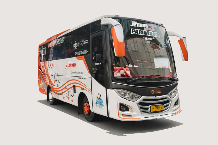 Sewa Medium Bus Jetbus MD 33 Seats - Arkha Trans Wisata