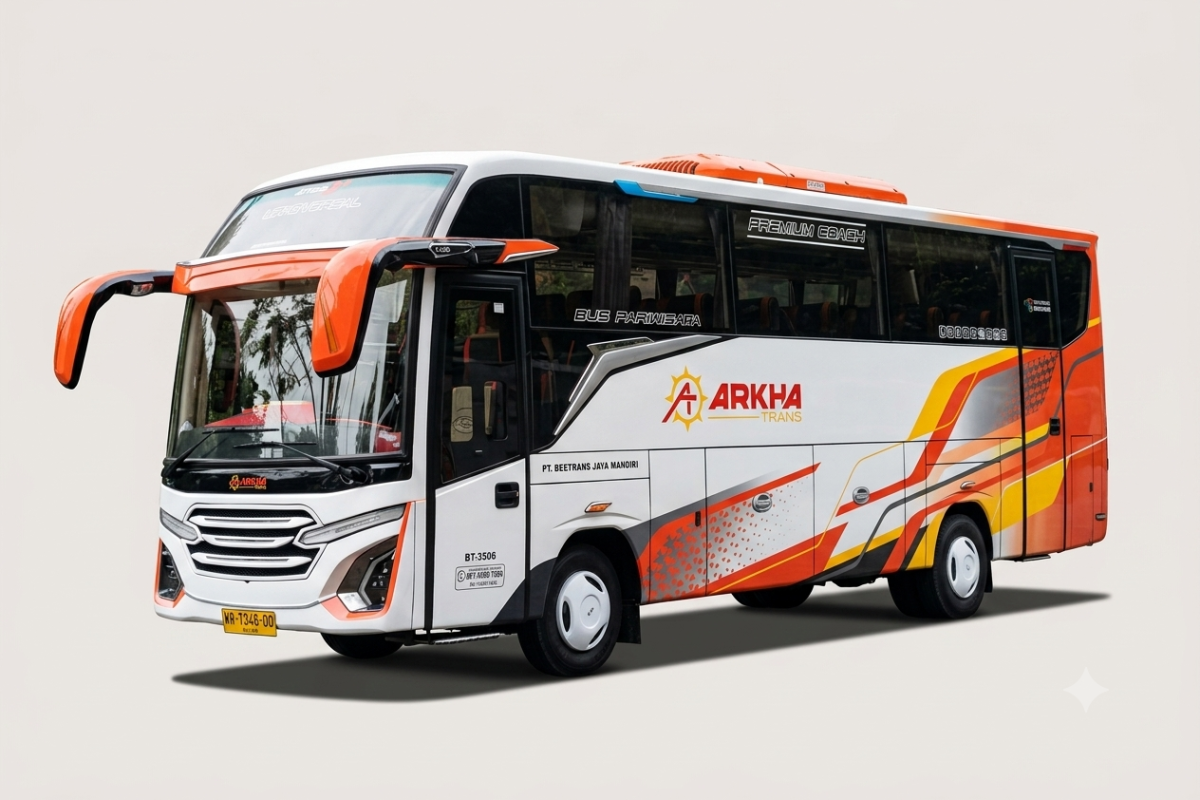 Sewa Medium Bus Jetbus 5 (35 Seat) Terbaru | Arkha Trans Wisata